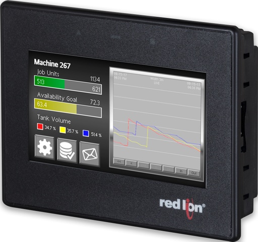 [CR30000400000310] CR1000 & CR3000 Series 4.3" Widescreen HMI with 3 Serial, 1 Ethernet, 1 USB Host, USB Device, Web server and Data Logging