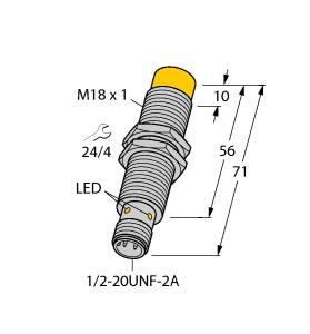 [4205403] Turck Inductive Sensor, With Increased Switching Distance (NI14-G18-ADZ30X2-B3331)