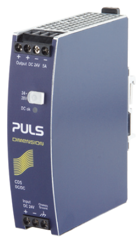 [CD5.241] Puls DC/DC Converter, 120W, 24VDC In, 24-28VDC Out, 5-4.3A