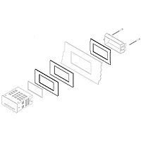 [PMK80000] PMK8- Panel Mount Adapter Kit (Gemini to PAX®)