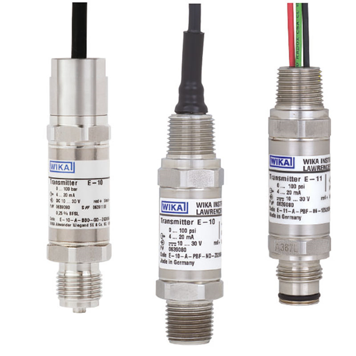 [4365085] Wika E-10, 0-1000 psi, 4-20 mA, 2-wire @ 10-30 V DC, 1/2" NPT