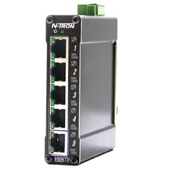[1005TX] 1000 Series, 5-Port, N-Tron 1005TX Gigabit Industrial Ethernet Switch