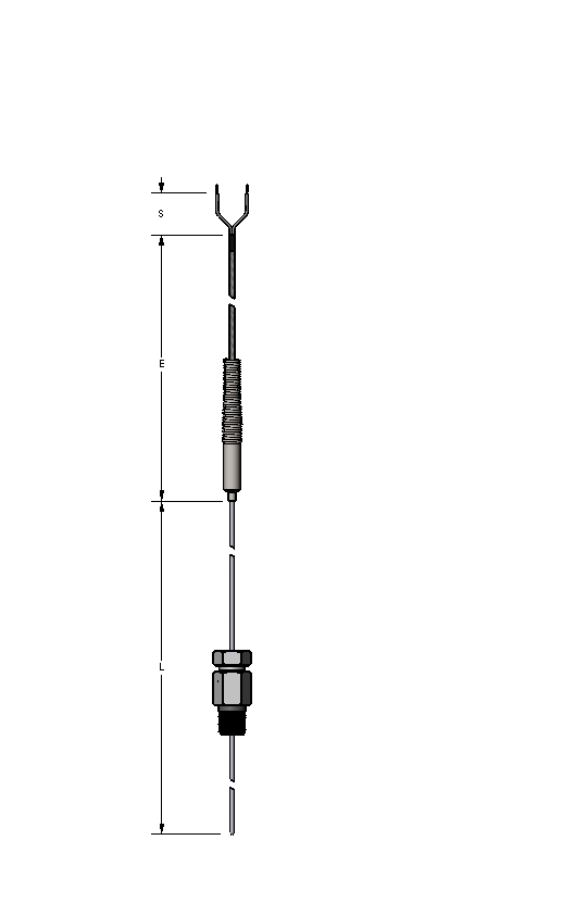 [2125-4480] Watlow RT Style Rtd, .25" Diameter, w/Thermowell, 3" Insertion Length, Cast Aluminum Weatherhead w/Terminal Block