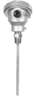 [2133-7412] Watlow RR Style RTD/Transmitter Assembly; 13.5" U; 1/2" NPT Process; Aluminum Head; Transmitter Scaled 40/150F