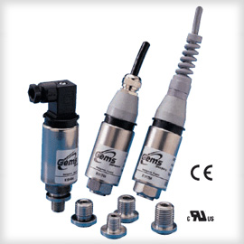 [2200BGH200JA3UA] 2200 Series Transducer, 4-20mA, 0-2000PSIG, 1/4"NPT External w/Snubber