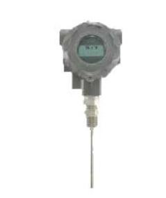 [TTE-104-W-LCD] Explosion-proof RTD temperature transmitter, 4" probe with LCD display
