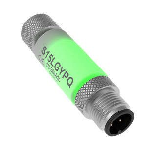 [808232] S15L Series: 2-Color In-Line Sensor Status Indicator (S15LGYPQ)