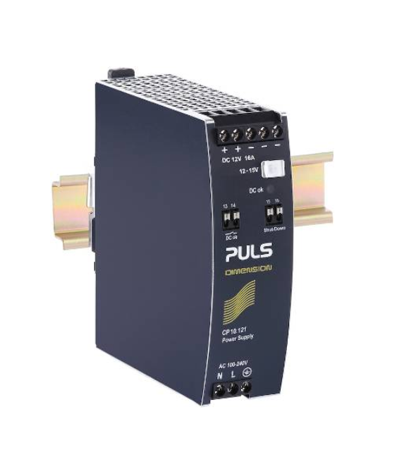[CP10.121] Puls Power Supply, 192W, 100-240VAC 1PH, 12-15VDC, 16-12.8A
