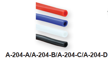 [A-204-D] DWYER STATIC PRESSURE TUBING, 3/16" ID X 5/16" OD, OPAQUE BLACK VINYL, PER FOOT
