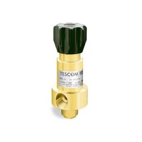 [26-1013-24-008] PRESSURE REGULATOR, 1/4" IN/OUT PORTS, 4000 PSI, BRASS BODY, w/ GAUGE PORTS