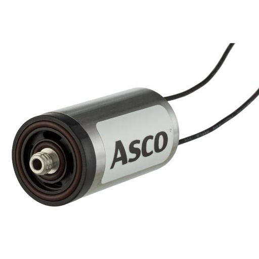 [411L2324HV] 411 Series Miniature Solenoid Valve, 10-32 UNF, 24 VDC, PBT, 3 Way-3/2 U