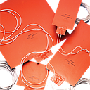 [030050C1-EV18M] | OBSOLETE | Flexible Silicone Rubber Heater, Wirewound Element