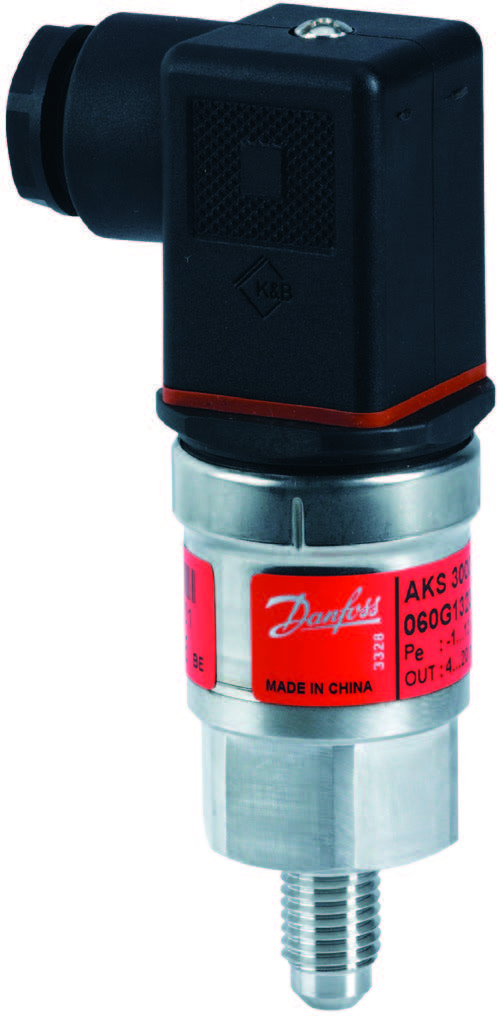 [060G1711] DANFOSS MODEL AKS 3300 PRESSURE TRANSDUCER 0-200PSI, 4/20MADC O/P