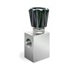 [30-1300-306] Tescom Shut Off Valve, Angle Pattern, 10,000 PSI, 2.3 Cv, 3/8" MS33649 Port Type