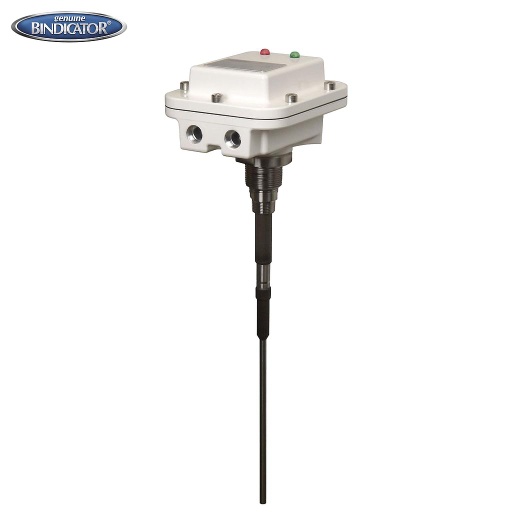 [VRFII-SX-AAA24B] Bindicator VRF II, Standard for Hazardous Location, 3/4 NPT, Powder Coated Aluminum, 316 SS 1-1/4 & 3/4 NPT Fitting, Stub Food Grade Polysulfone Probe w/3A Approval