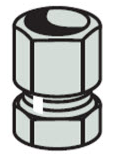[24554] FABRI-LEVEL KIT  COMPONENT, TUBE END FITTING, ALL 316 SS