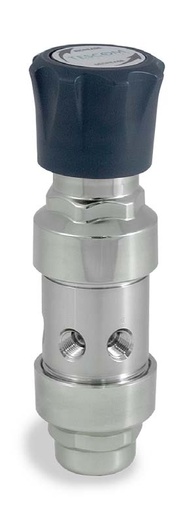 [SG261100-00APA] Tescom Regulator, No cylinder connection/inlet port to be 1/4” NPT, PSI/KPA gauges, no relief valve and diaphragm shut off valve