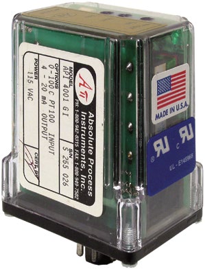 [API 4001 G L] API RTD to DC Transmitter, Isolated, 115VAC  Factory Configured: Please Specify INPUT/OUTPUT at Time of Order