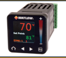 [2097-6028] Watlow Package Size 1/16Th DIN Panel Plus, Primary Function C = PID Controller w/Universal Input Power Supply 1 = 100 To 240 VAC Output 1 and 2 Ak - Out1 = None : Out2 = SSr 0.5A, Spst-No Communications B = Bluetooth Auxiliary Control Functions A = None Output 3 and 4 Aa - Out3 = None : Out4 = None, Selection P = PM Plus Standard (Isolated Input 1, Input 2 Is Always Isolated) Custom Options Wp = Logo Face Plate (PM6C1AK-BAAAPWP)