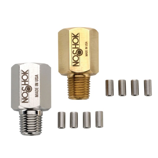 [5035] Piston Type Pressure Snubber, 7/16-20 SAE-4, 316 SS, Pressure Rating 8,000 PSI