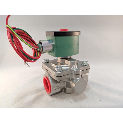 [8210G089VDC24/DCD] ASCO SOLENOID VALVE SS BODY; 1" NPT 2 WAY NC,  VITON O-RINGS, 24VDC