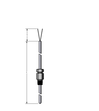 [2248-9552] Watlow AB Series Type K Thermocouple - 150" Length
