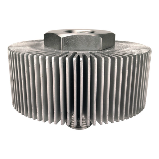[52827341] Wika Series 910.32.200 Mini Cooling Adaptor w/Heat Sink, 316L SS, 1/4" NPTF to 1/4" NPTM, 6000 psi