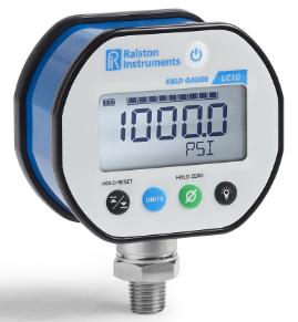 [LC20-GV2M-00-00] LC20 Digital Pressure Gauge, 0-10,000PSI, 0.1% Accuracy, NIST Cert Included