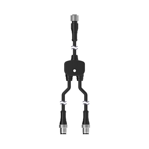 [806240] Splitter M12F To M12M And M12M Connectors (CSF-M12F51M12M41- 806240)