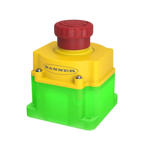 [87465] Emergency Stop: Flush Mounting 40Mm Push Button (SSA-EB1PLGR-12ED1)