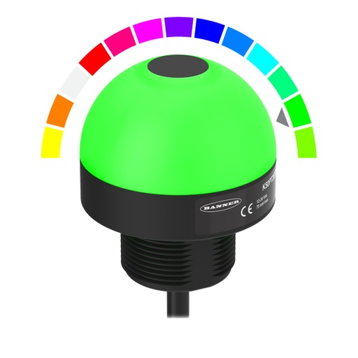 [811504] K50 Pro With Pro Editor: 3-Color Rgb Fixed-Field Sensor (K50PFF100AMGRY3QPMA)