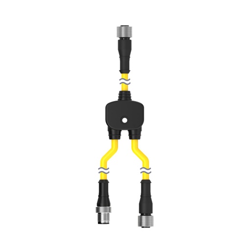 [807217] M12 Quick Disconnect Splitter Cable (CSS-M12F81M12M83.2M12F83.2)