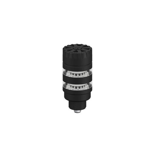 [809371] Tl50 Pro Tower Light With Audible, Beacon Black Housing: 2 Lighted Segments (TL50PBL2AQ)