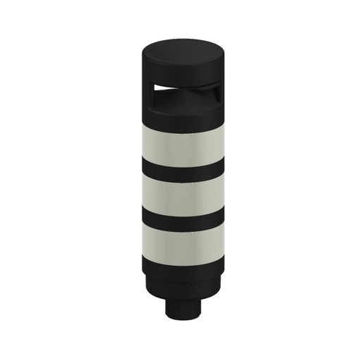 [809204] Tl70 Tower Light, Gray Housing: 3-Color Loud Audible Indicator (TL70GYRALCT)