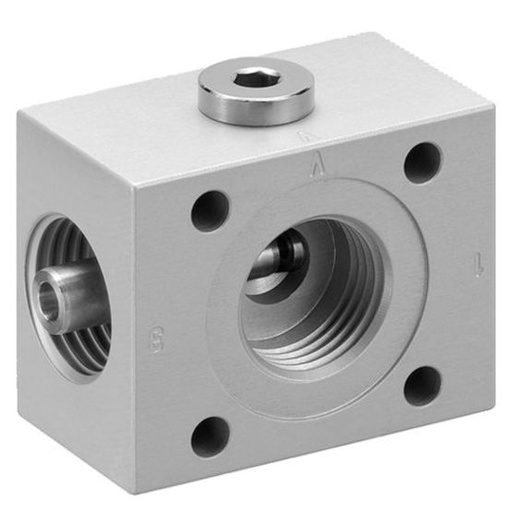 [821201105] AVENTICS CH02 Series Throttle Valve, G 1/2 External Thread, Throttle Valve w/Silencer