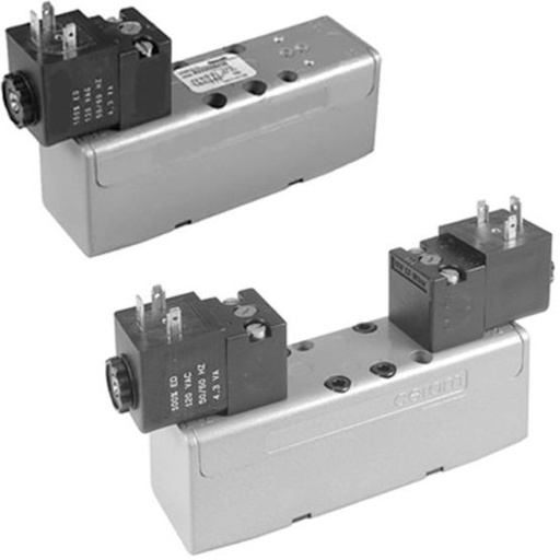 [R432002444] AVENTICS CERAM Series Directional Valve, External Pilot, ISO 5599-1, 5/2 Directional w/Spring Return, Manual Override w/Detent
