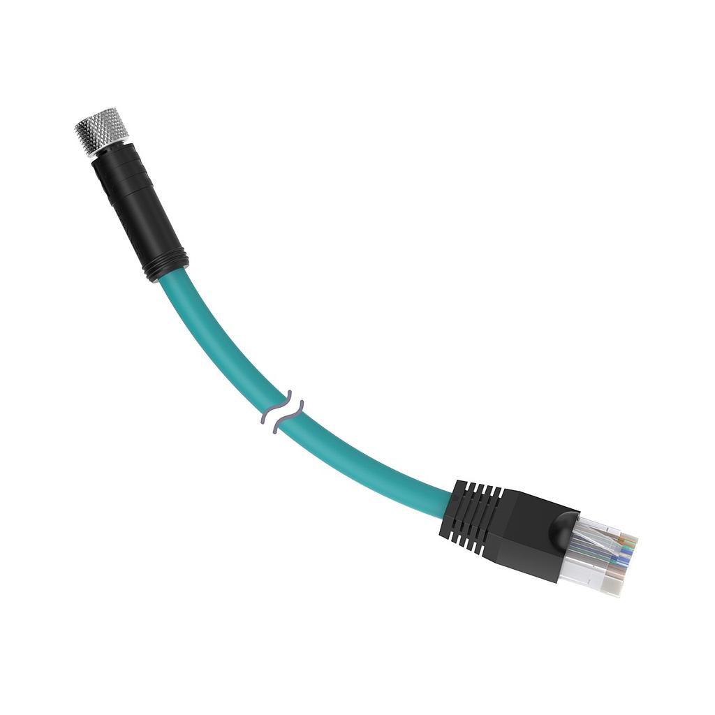 [13896] Cordset M8 Threaded to RJ45 Double Ended (IVUC-E-475)