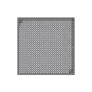 [71204] Retroreflector: Square 100x100mm (BRT-92X92CB)