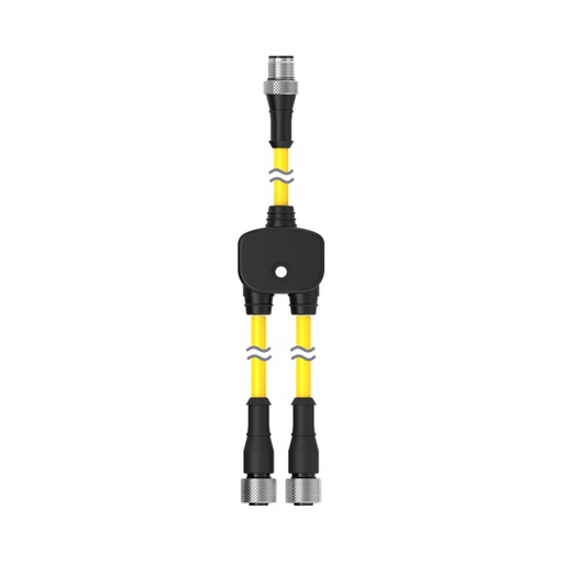 [73252] M12 Quick Disconnect Splitter Cable (CSB-M1281M1281)