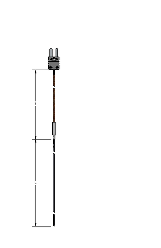 [2275-3188] Watlow AQ Style Type K Mineral Insulated Thermocouple