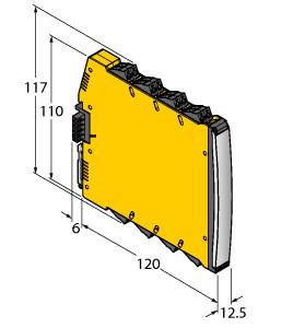 [7580304] Turck Isolating transducer, 2-channel (IMX12-AI01-2I-2IU-HPR/24VDC)