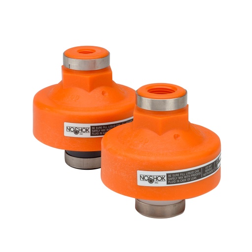 [5-02PP-E-04PV] Type 5 Non-Metallic, Non-Replaceable Diaphragm Seal, 1/4" Instrument, 1/2" Process 