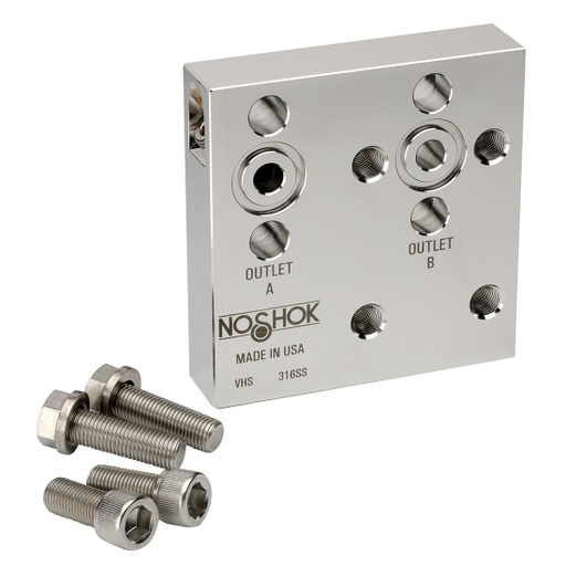 [VHS] 316 SS Vertical to Horizontal Manifold Adapter