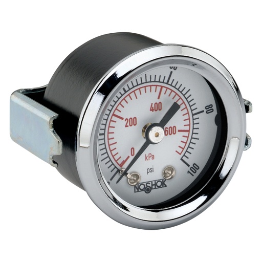 [15-120-100-psi/kPa-O2] 100 Series Pressure Gauge, 0 psi to 100 psi, Oxygen Cleaned