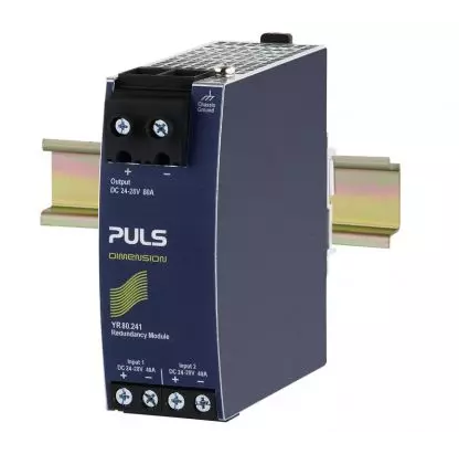 [YR80.241] Puls Redundancy Module, MOSFET, 12-28VDC, 80A, 2 x 40A Dual Input Bottom, 3-Phase