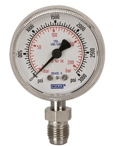 [50173090] Wika 230.25 Series High Purity Pressure Gauge