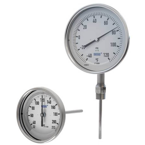 [52910491] Wika TG.51 Series Bimetal Thermometer, 50 to 550 °F