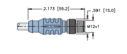 [U0302] Turck DeviceNet™ Cordset, Connection Cordset (RSC 572-3M)