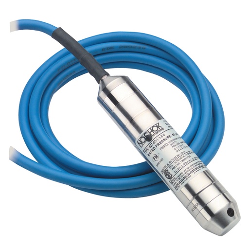[627-5-1-1-N-40] 627 Series Intrinsically Safe Submersible Liquid Level Transmitter, 0 psi to 5PSI, 40FT Cable