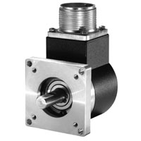 [ZDH2000H] ZDH Series, 2" Flange Mount Shaft Encoder, Quadrature Output, 2000 PPR